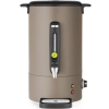 Warnik do wody grzanego wina z kranem tacką ociekową 16 l 1650 W - taupe