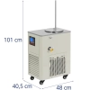 Cyrkulator chłodzący do laboratorium przemysłu kompresor 640 W 20 l/min