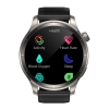 Smartwatch okrągły Venture Series z opcją odbierania połączeń + srebrna bransoleta - szary