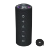Głośnik przenośny Bluetooth Mirtune C2 24W + kable USB-C AUX - czarny