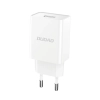 Ładowarka sieciowa USB-A 2.1A + kabel USB-A - microUSB - biała