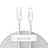 2x Kabel przewód Simple Wisdom iPhone Lightning - USB-C 20W 1.5 m - biały