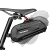 Torba rowerowa mocowana pod siodełko na zaczep szybkozłączke 1.8l - czarna
