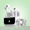 Słuchawki U19 douszne TWS bezprzewodowe Bluetooth 5.3 z wyświetlaczem LED - białe