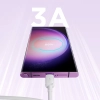 Kabel przewód Multi-Color Series A14 USB-A - USB-C 3A 1.2 m - biały