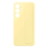 Etui case Samsung Standing Grip Case z uchwytem i podstawką do Galaxy S24 FE - żółte