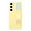 Etui case Samsung Standing Grip Case z uchwytem i podstawką do Galaxy S24 FE - żółte