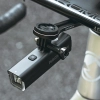 Lampka rowerowa przednia 5000mAh 1500lm IPX6 mocowanie Garmin i GoPro - czarna