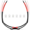 Okulary rowerowe fotochromowe UV400 z etui SP216BK - czarno-czerwone