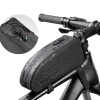 Torba rowerowa mocowana na ramę wodoodporna 1.5l AS-019 - czarna