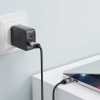 Kabel przewód USB-A - USB-C z wyświetlaczem 480Mb/s 66W 1.2m - czarny
