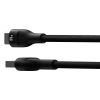 Kabel przewód wytrzymały Flash 2 USB-A - USB-C 100W 1m - czarny