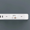 Ładowarka sieciowa GaN 30W USB-A - USB-C z kablem USB-C - biała