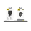 Szybka ładowarka sieciowa 25W USB-A USB-C - czarna