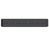 Hub rozdzielacz H7928-U3-V1 7x USB-A - czarny