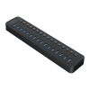 Hub CT2U3-16AB z włącznikami 16x USB-A - czarny