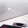 Ładowarka sieciowa Power Delivery USB-A USB-C 20W - biała