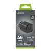 Ładowarka sieciowa Power Delivery GaN USB-C 45W - czarna