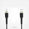 Kabel przewód USB-C - iPhone Lightning 1m - czarny