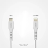 Kabel przewód z certyfikatem MFi USB-C - iPhone Lightning 1m - biały