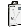 Kabel przewód USB-C - iPhone Lightning 2m - biały