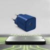 Ładowarka sieciowa GaN z Power Delivery 20W - niebieska