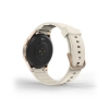 Smartwatch Hama 8900 GPS AMOLED 1.32'' z beżowym paskiem silikonowym - złoty