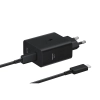 Ładowarka sieciowa Samsung USB-C 50W z kablem USB-C - czarna