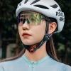 Okulary rowerowe fotochromowe z filtrem UV i wkładką korekcyjną - zielone