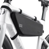 Torba sakwa rowerowa mocowana pod ramę 2.9l - czarna