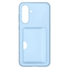 Etui Samsung Card Slot Case z kieszenią na karty na Samsung Galaxy A56 5G - niebieskie