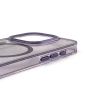 Etui ochronne na Samsung Galaxy S24 FE Glitter Case MagSafe - fioletowe z brokatem