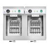 Frytkownica frytownica gastronomiczna dwukomorowa z kranami 230V 2x16L