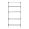 Regał magazynowy druciany ażurowy kolor szary 180x90x35cm do 150kg