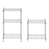 Regał magazynowy druciany ażurowy kolor szary 150x55x35cm do 150kg