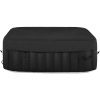 Jacuzzi ogrodowe dmuchane z masażem 6 osobowe 42C 900 l czarne