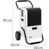 Osuszacz powietrza pochłaniacz wilgoci przemysłowy budowlany 860 W 628 m3/h do 65 m2