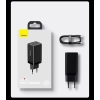 Szybka uniwersalna ładowarka sieciowa GaN3 PRO 2x USB-C / USB + kabel USB-C 65W - biały