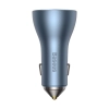 Ładowarka samochodowa PRO USB-A + 2x USB-C 65W QC4.0 - niebieski