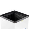 Kosz pojemnik stalowy do segregacji śmieci odpadów papieru 30.5x30.5x70cm 60L