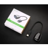Przejściówka adapter przewód z HDMI męski do VGA żeński FHD czarny