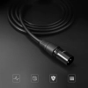 Przedłużacz do kabla przewodu audio do mikrofonu XLR 5m czarny