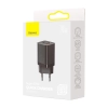 Szybka ładowarka sieciowa USB USB-C 30W PD QC Super Si Pro czarny