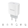 Szybka ładowarka sieciowa EU USB-C PD + przewód Lightning do iPhone 1m biały