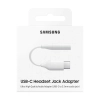 Adapter przejściówka słuchawek 3,5 mm mini jack żeński - USB-C męski biały