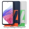 Etui pokrowiec z paskiem do Galaxy A53 5G Strap Silicone Cover granatowy