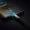 Wytrzymały elastyczny kabel do szybkiego ładowania USB-C 100W 1m czarny