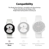 Ramka koperta pierścień ochronny Watch 6 / 5 / 4 40mm Bezel Styling stal nierdzewna srebrny