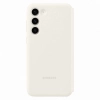 Etui pokrowiec z klapką portfel na kartę Samsung Galaxy S23+ Smart View Wallet Case kremowe