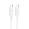 Kabel przewód USB-C do ładowania i transferu danych 100W PD 1m biały